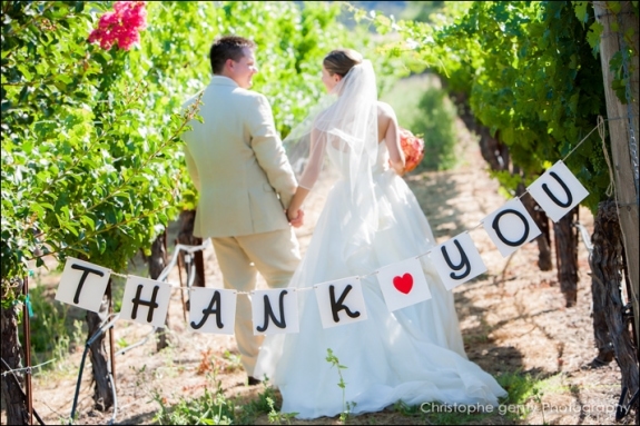 Wedding photography at Brix in Napa CA - Emily & Cory + Baby Madison