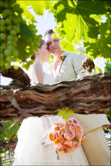 Wedding photography at Brix in Napa CA - Emily & Cory + Baby Madison