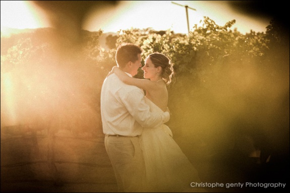 Wedding photography at Brix in Napa CA - Emily & Cory + Baby Madison