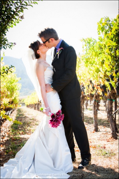 Napa Wedding Photography at Brix Restaurant in Napa - Karine & Ted