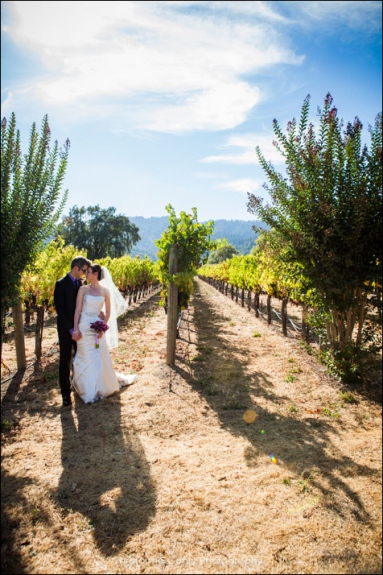 Napa Wedding Photography at Brix Restaurant in Napa - Karine & Ted