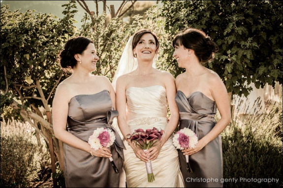 Napa Wedding Photography at Brix Restaurant in Napa - Karine & Ted
