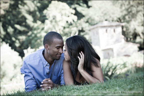 Engagement photography at the Castle Di Amorosa