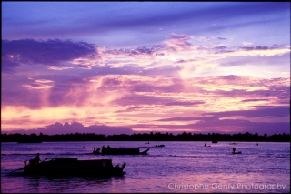 sunrise on The Mekong Delta, 2000