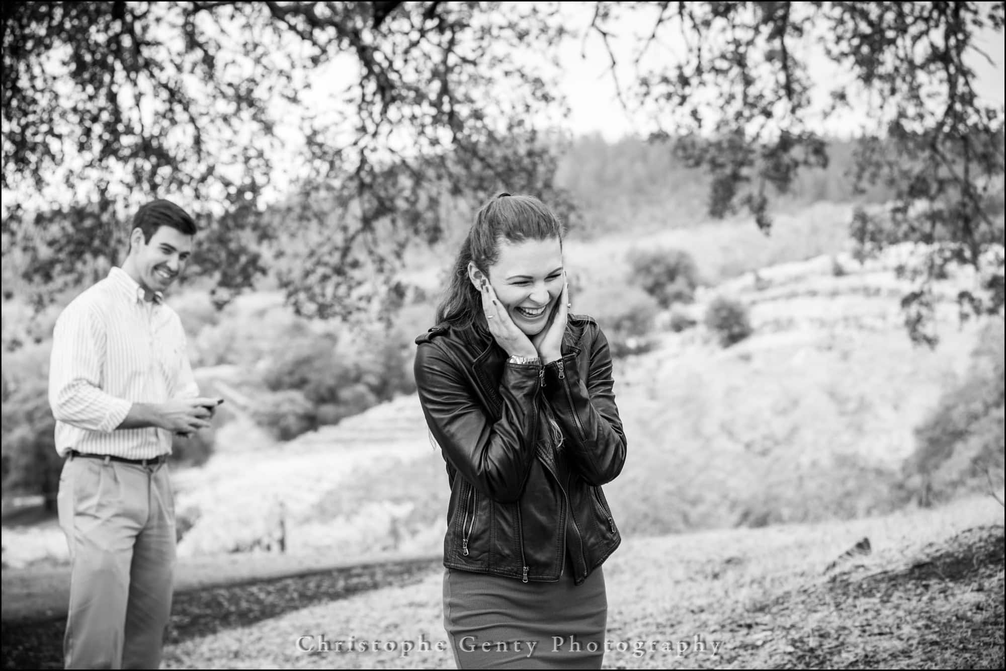 Marriage Proposal Photography in The Napa Valley - Buehler Vineyards, St Helena, CA