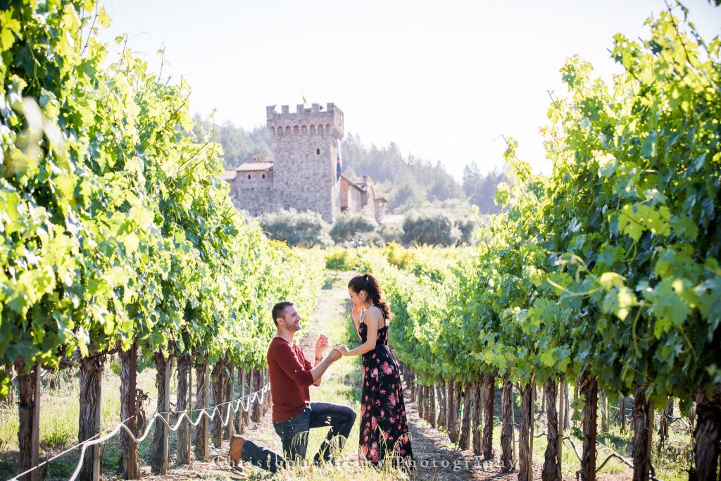 Proposal at Castillo Di Amorosa in St Helena, CA