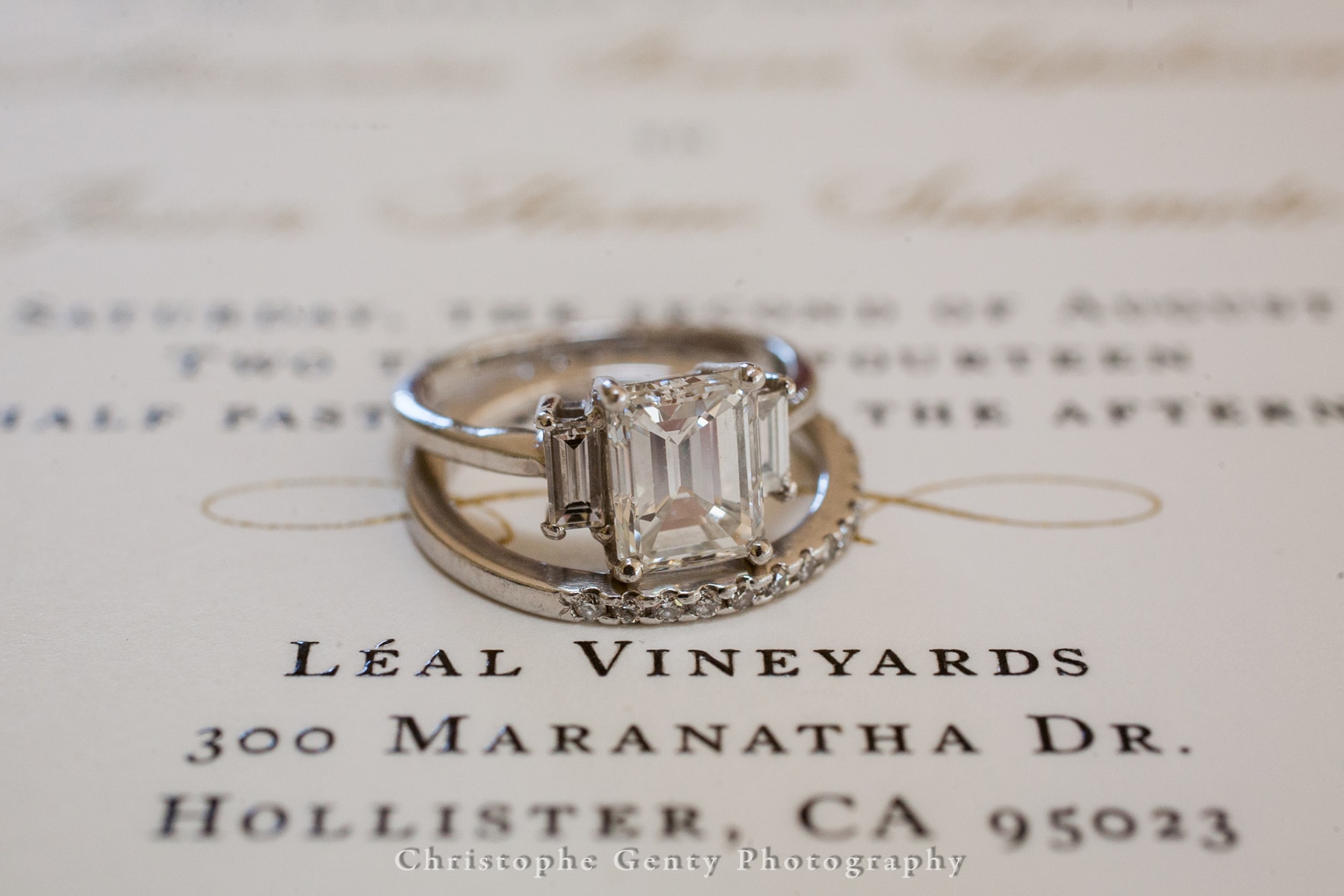Wedding photography at Leal Vineyards in Holister, CA