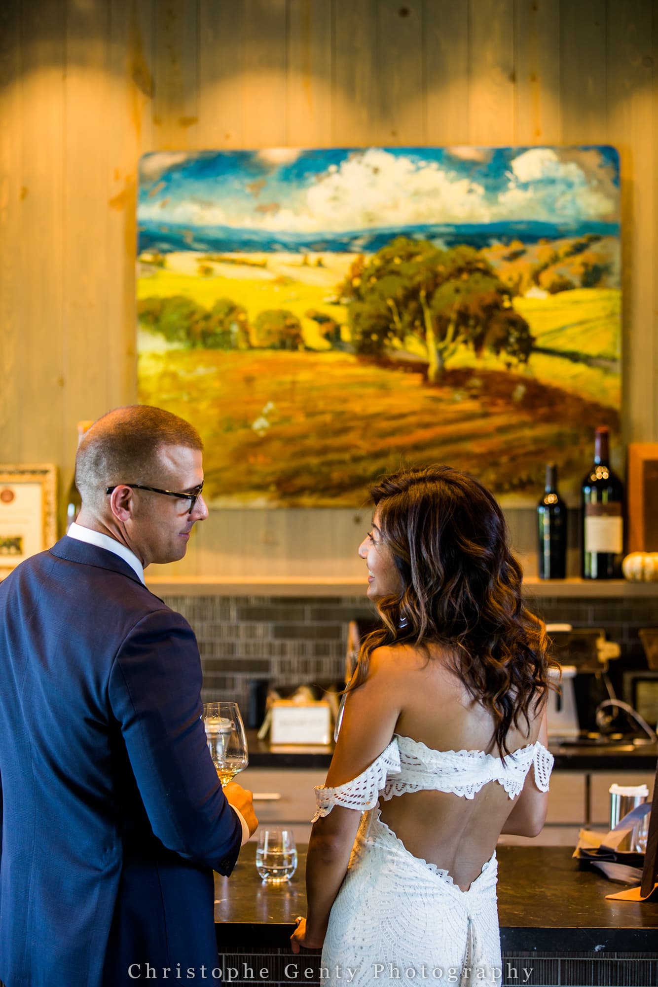 Elopement photography at Robert Young Winery in Geyserville in CA